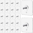 10 Pcs No Drilling Screw Wall Hooks