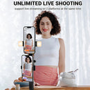 360° Rotating Pan-Tilt Selfie Stick Tripod