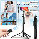360° Rotating Pan-Tilt Selfie Stick Tripod