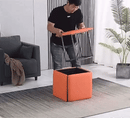 Convertible Storage Ottoman with Wheels