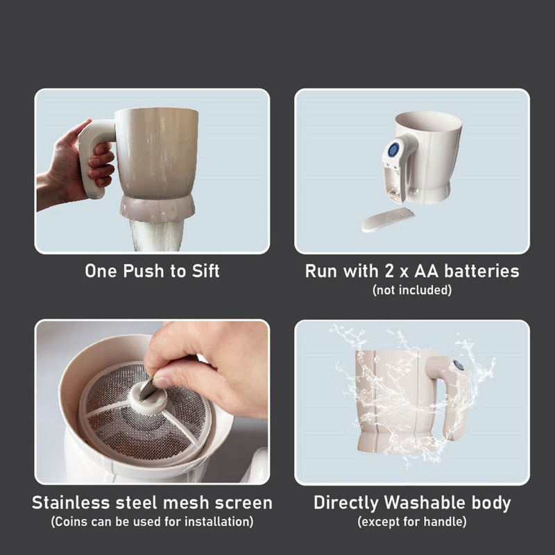 Battery Operated Flour Sifter