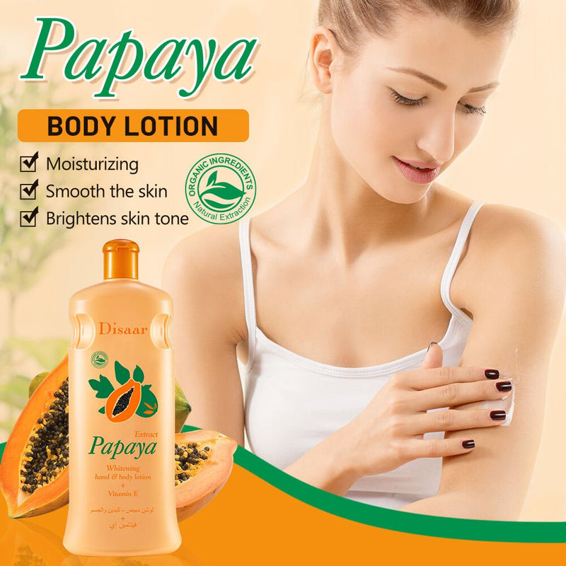 Disaar - Papaya Extract Whitening Hand & Body Lotion + Vitamin E