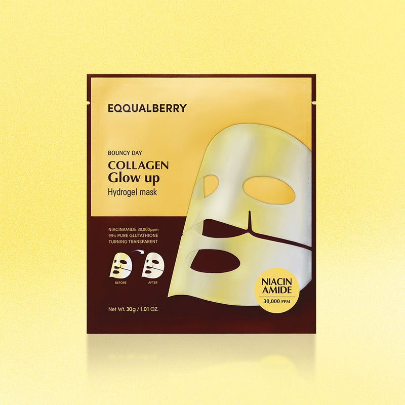Eqqual Berry - Bouncy Day Collagen Glow Up Hydrogel Mask