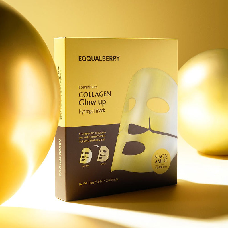 Eqqual Berry - Bouncy Day Collagen Glow Up Hydrogel Mask
