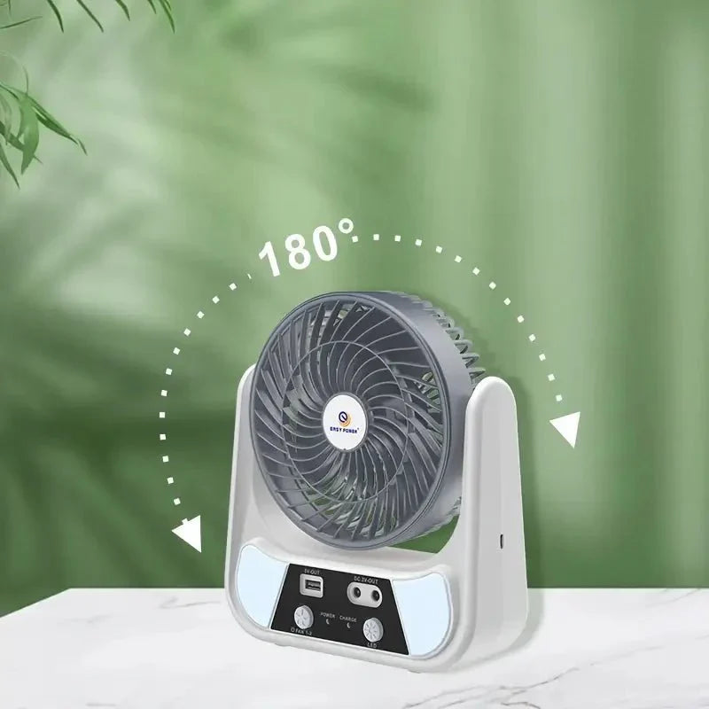 Ersy Power - Rechargeable Solar Fan