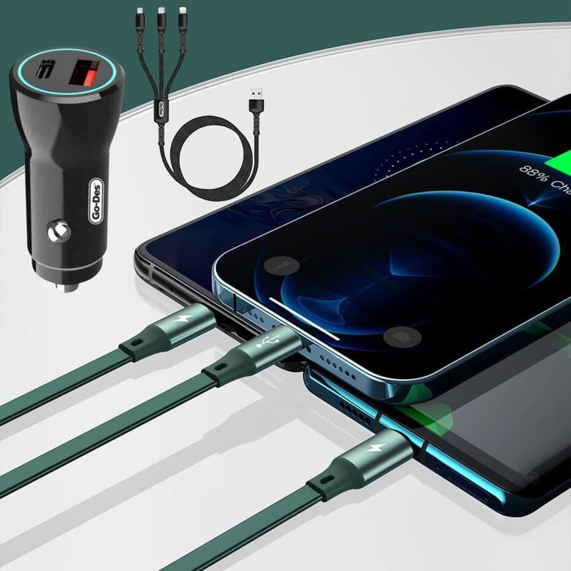 Go-Des - 7-in-1 Car Accessories Kit