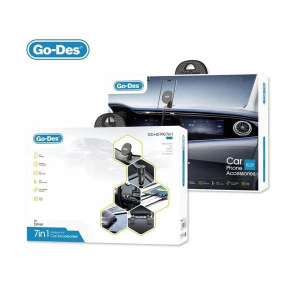 Go-Des - 7-in-1 Car Accessories Kit