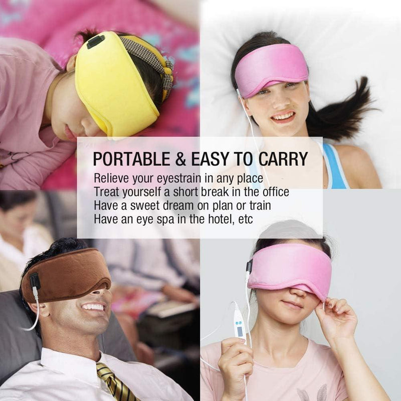 Heated Eye Mask for Eye Relief