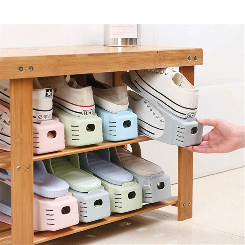 Height Adjustable Shoe Rack