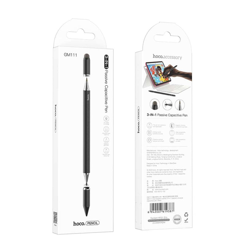 Hoco - 3-in-1 Passive Capacitive Pen