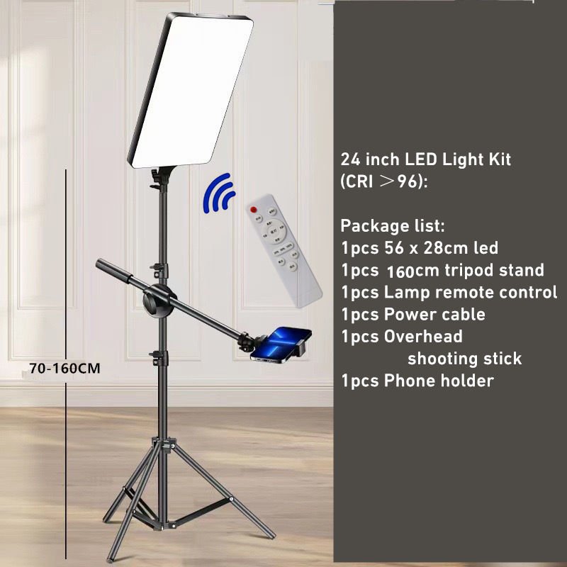 LED Panel Light Kit with Tripod Stand