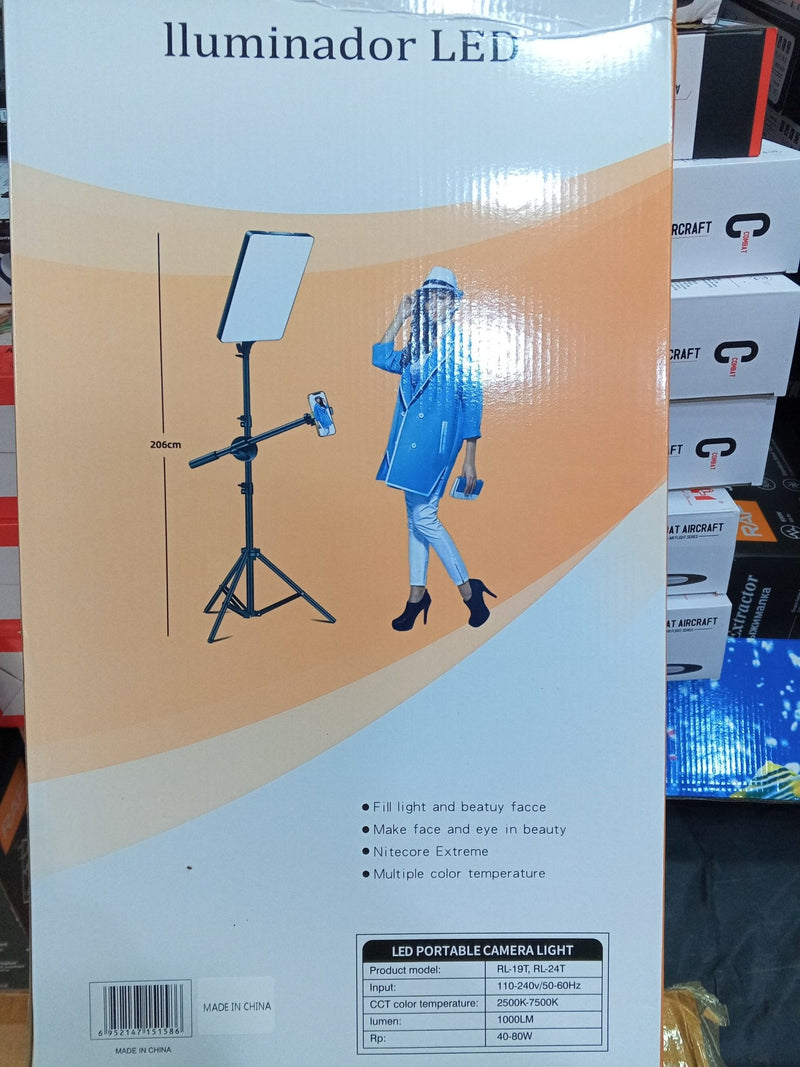 LED Panel Light Kit with Tripod Stand