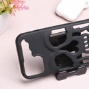 Matte Black Skeleton Phone Case