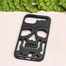 Matte Black Skeleton Phone Case