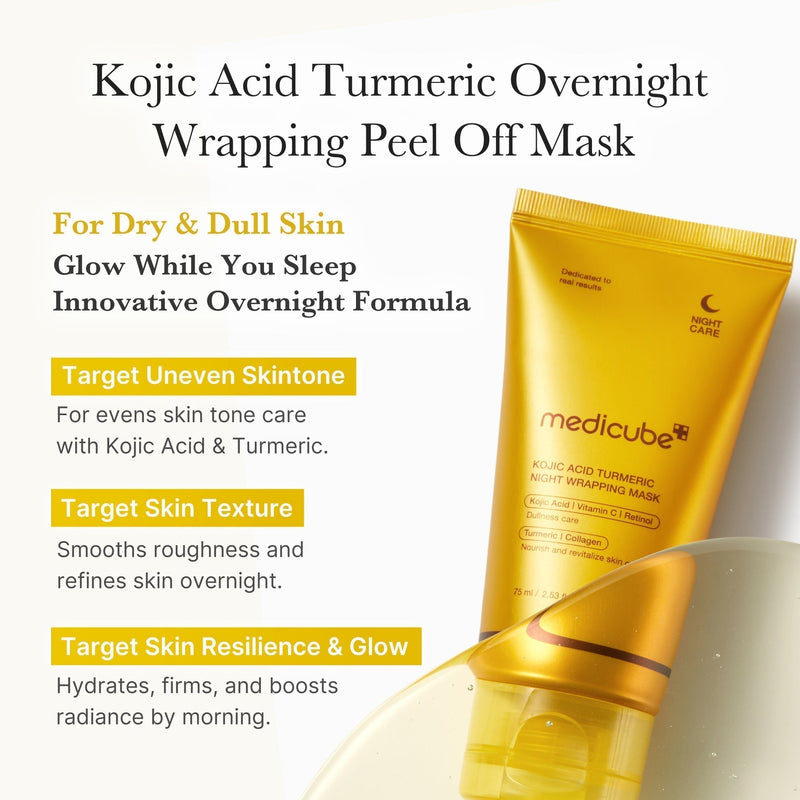 Medicube - Kojic Acid Turmeric Night Wrapping Mask